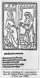 Maître Pathelin et Guillemette, illustration de 